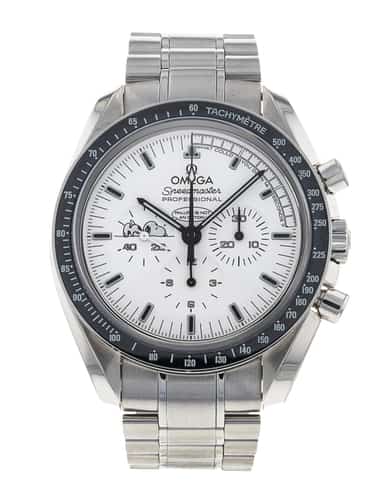 Omega snoopy white dial sale